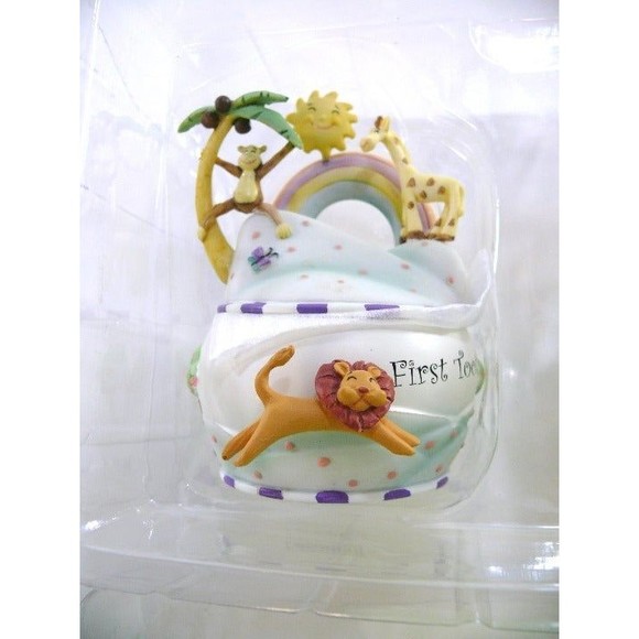 2 new baby heirlooms My First Tooth/hair Curl resin Keepsakes storage newborn - Picture 3 of 7